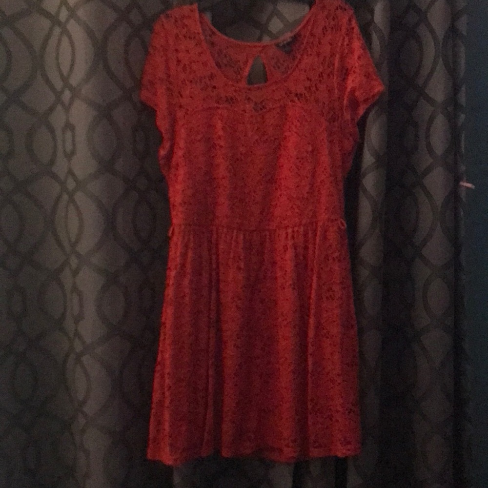 Red dress
